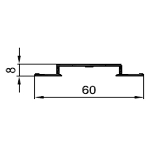 Профиль вспомогательный PDV-1036 (6 пог.м.)